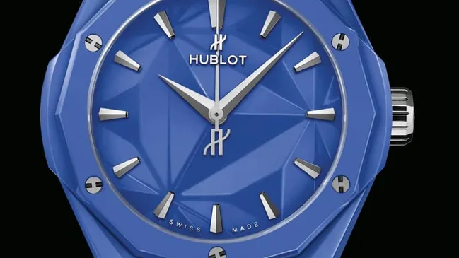 Hublot: Classic Fusion Orlinski 40mm in blauer Keramik