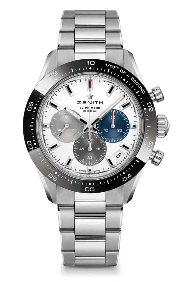 Zenith: Chronomaster Sport White mit Edelstahlband