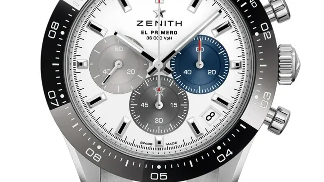 Zenith: Chronomaster Sport White mit Edelstahlband