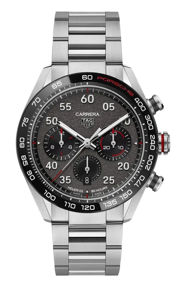 TAG Heuer: Carrera Porsche Chronograph Special Edition mit Stahlband