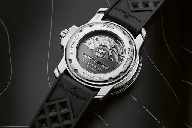 Blancpain Tribute to Fifty Fathoms No Rad Gehäuserückseite