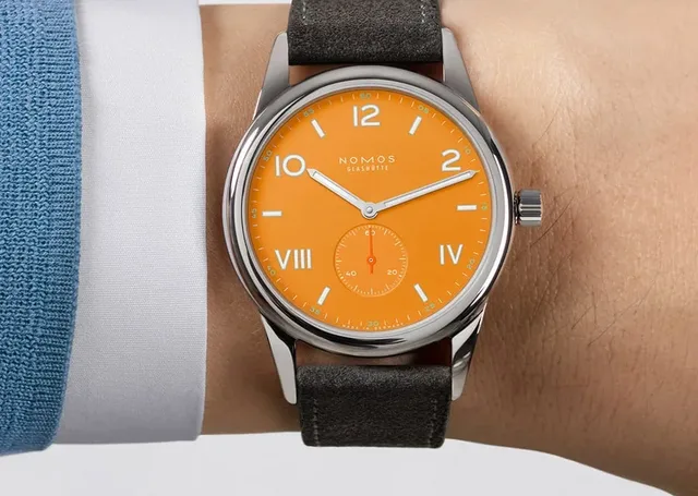 California Dial in Orange: die Nomos Glashütte Club Campus 38