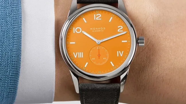 California Dial in Orange: die Nomos Glashütte Club Campus 38