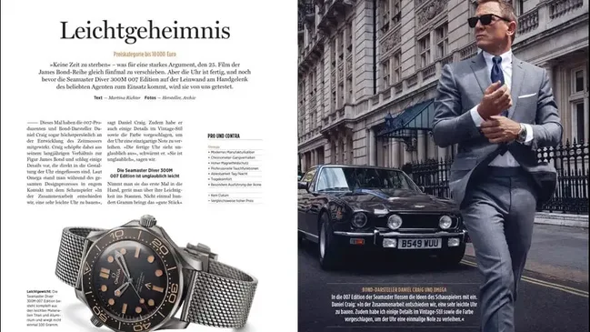 UHREN-MAGAZIN Heft 3/2021: Test Omega 007 Edition