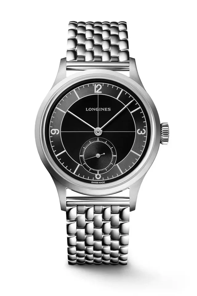 Longines: Heritage Classic mit schwarzem Zifferblatt