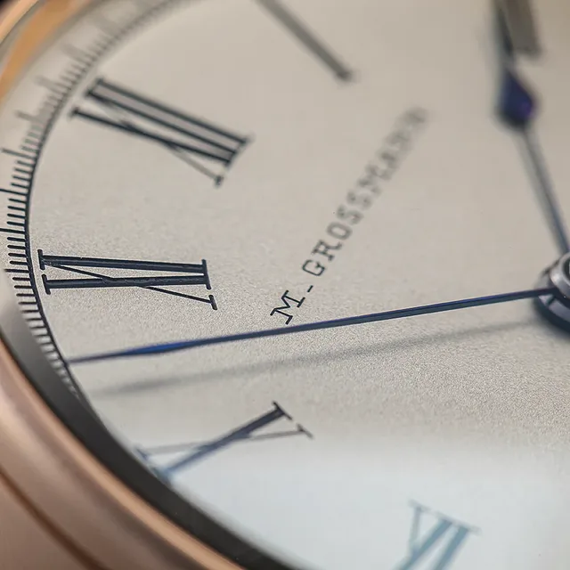 Moritz Grossmann: XII Birthday Edition roségold Zifferblatt