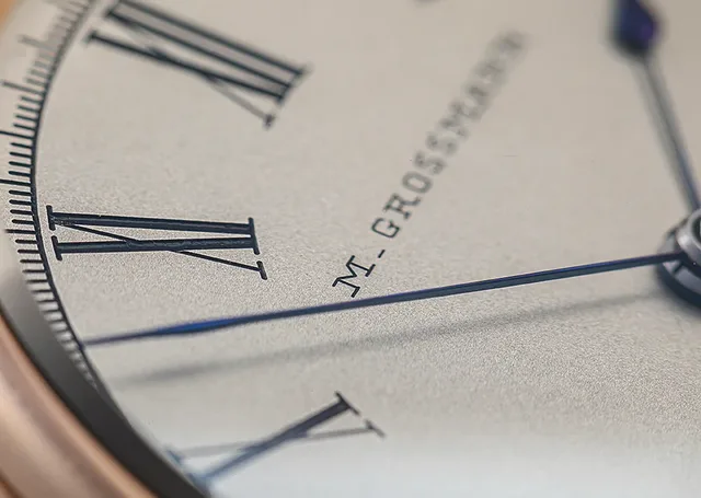 Moritz Grossmann: XII Birthday Edition roségold Zifferblatt