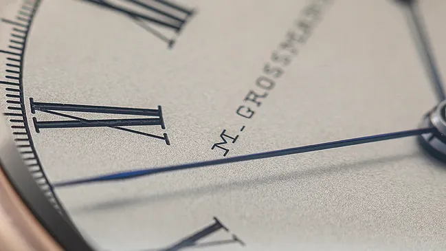 Moritz Grossmann: XII Birthday Edition roségold Zifferblatt