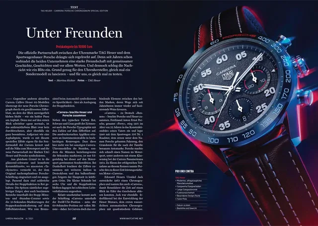UHREN-MAGAZIN Sonderheft Neuheiten/Test 2022: Test TAG Heuer