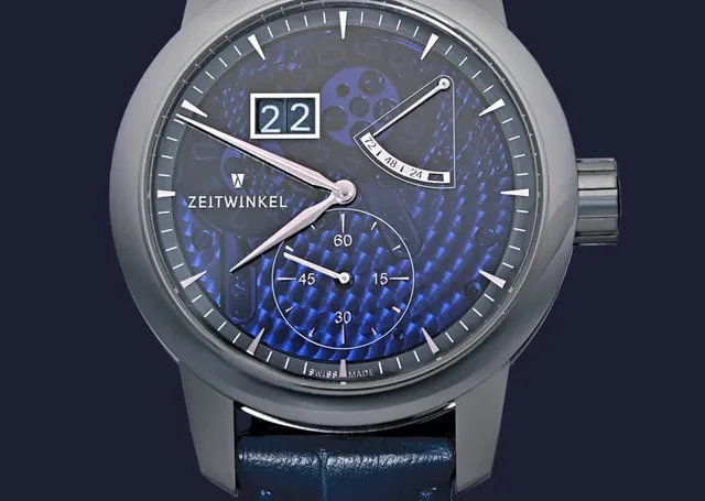 Zeitwinkel: 273° Saphir Bleu
