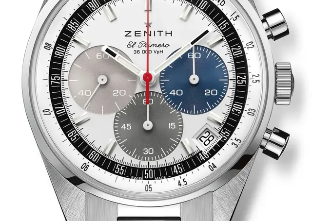 Zenith: Chronomaster Original mit weißem Zifferblatt am Edelstahlband