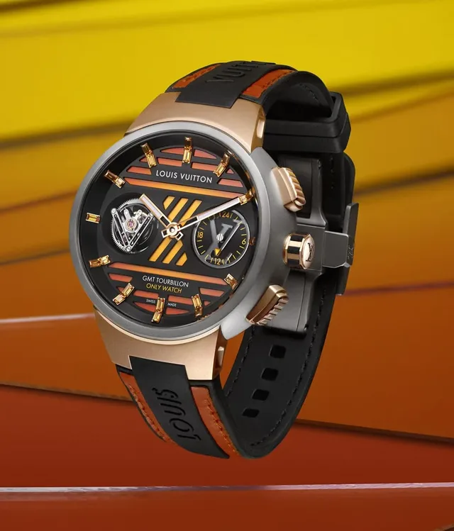 Louis Vuitton: Tambour Curve GMT Flying Tourbillon Only Watch 2021