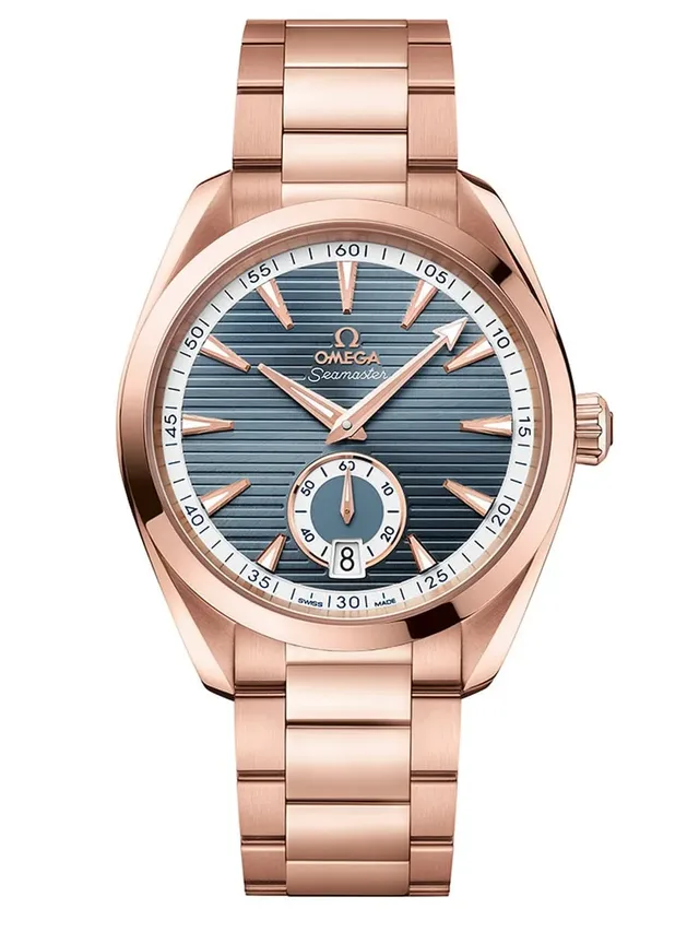 Omega: Seamaster Aqua Terra Small Seconds 41 mm in Sedna-Gold (32.700 Euro)