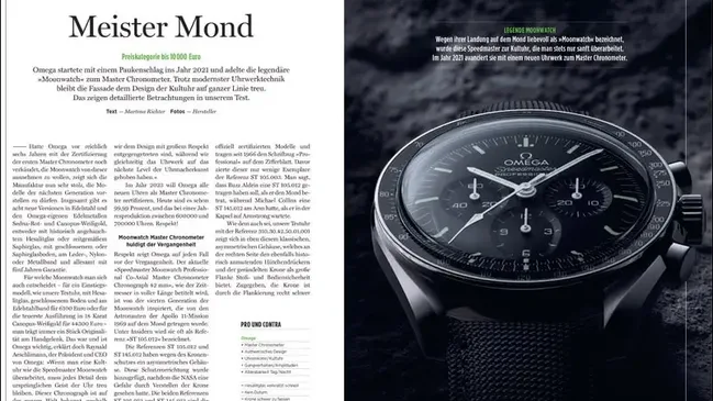 Test: Omega Speedmaster Moonwatch Professional Co-Axial Master Chronometer Chronograph 42 mm