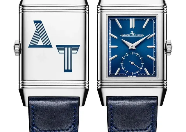 Jaeger-LeCoultre: Reverso Tribute Monoface Small Seconds mit Buchstaben von Startypograf Alex Trochut