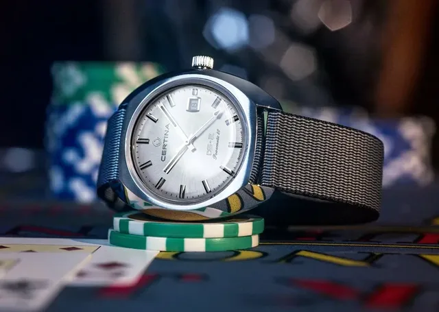 Certina: DS-2 Powermatic 80 mit silberfarbenem Zifferblatt