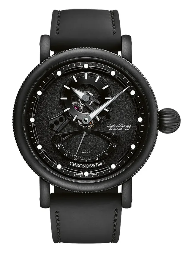 Chronoswiss: Open Gear Resec Black Ice
