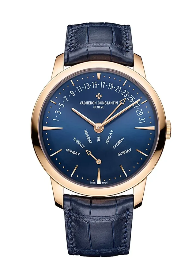 Vacheron Constantin: Patrimony retrograde Datums und Wochenanzeige