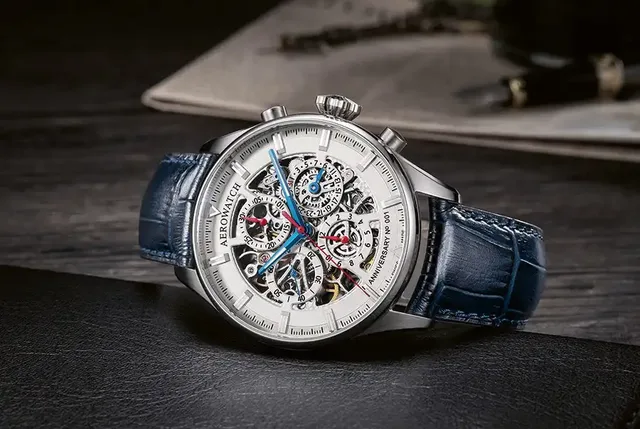Aerowatch: Chronograph Les Grandes Classiques Edition Anniversaire 110 Ans