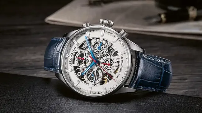 Aerowatch: Chronograph Les Grandes Classiques Edition Anniversaire 110 Ans