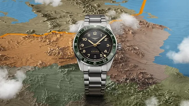 Longines: Spirit Zulu Time grünes Zifferblatt