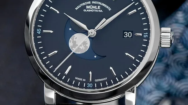 Mühle-Glashütte: Teutonia IV BlueMoon