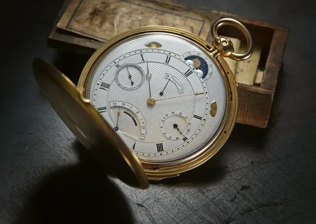 Breguet: Antike Taschenuhr