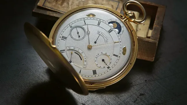 Breguet: Antike Taschenuhr