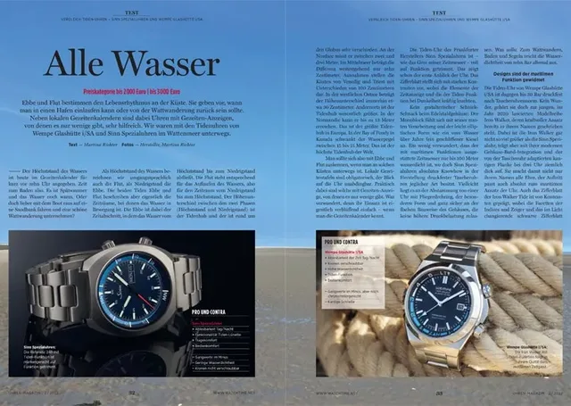 UHREN-MAGAZIN-Vergleich Tiden-Uhren: Sinn Spezialuhren versus Wempe Glashütte i/SA