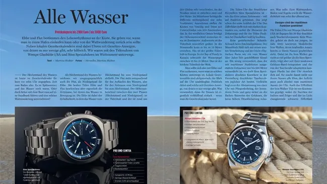 UHREN-MAGAZIN-Vergleich Tiden-Uhren: Sinn Spezialuhren versus Wempe Glashütte i/SA