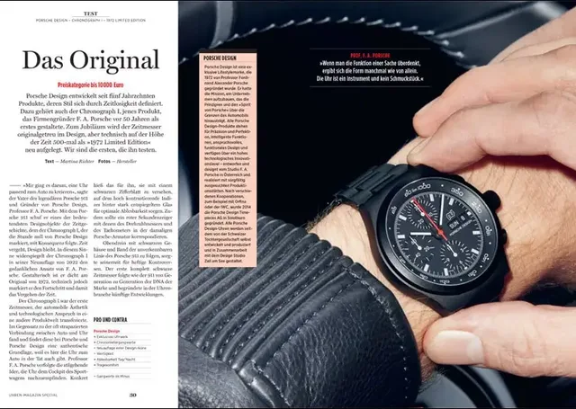 UHREN-MAGAZIN-Test: Porsche Design Chronograph I – 1972 Limited Edition