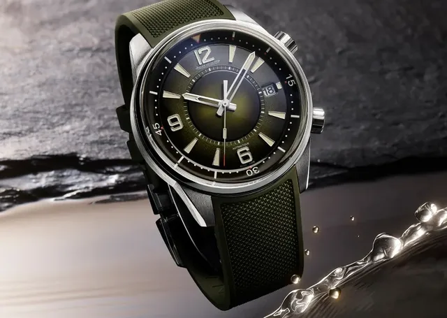 Jaeger-LeCoultre: Polaris Date in Grün