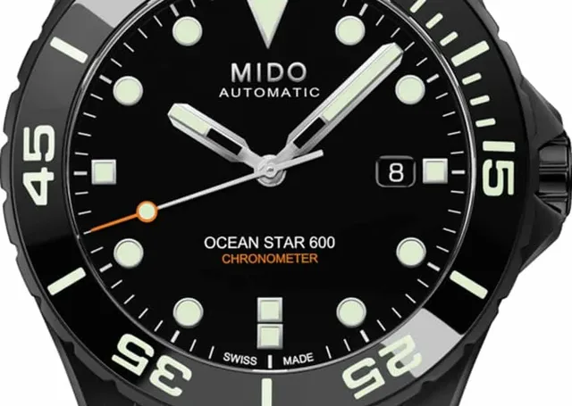 Mido: Ocean Star 600 Chronometer Black DLC