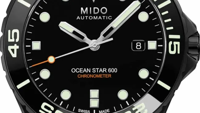 Mido: Ocean Star 600 Chronometer Black DLC