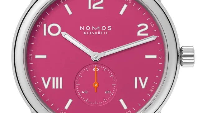 Nomos Glashütte: Clup Campus deep pink