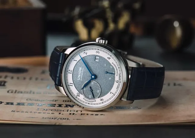 Union Glashütte: 1893 Handaufzug