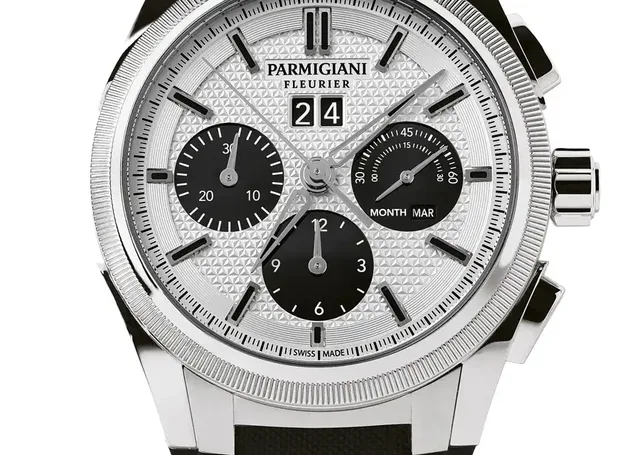 Parmigiani: Tondagraph GT Steel Silver Black