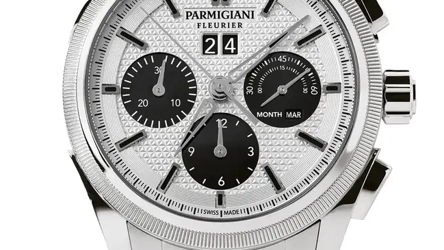 Parmigiani: Tondagraph GT Steel Silver Black