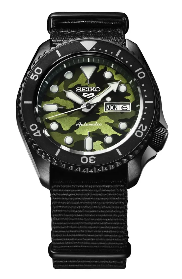 Seiko: 5 Sports „Camouflage“ Street Style SRPJ37K1