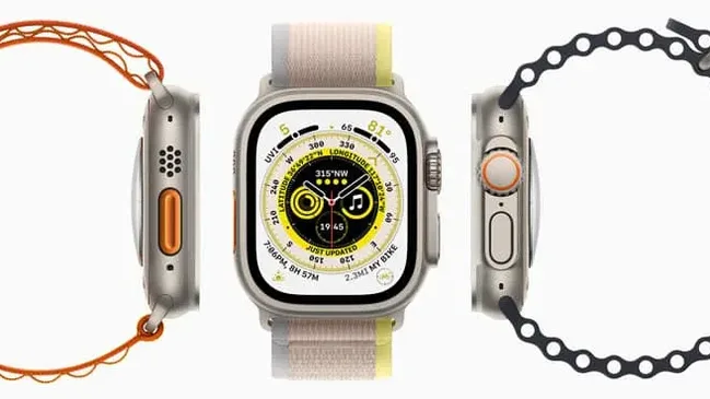 Apple Watch Ultra gibt es mit drei verschiedenen Armbändern