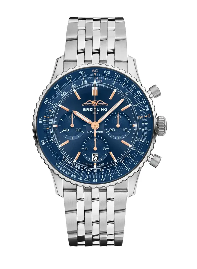 Wempe x Breitling: Navitimer B01 Chronograph 43 Signature Collection mit Edelstahlband