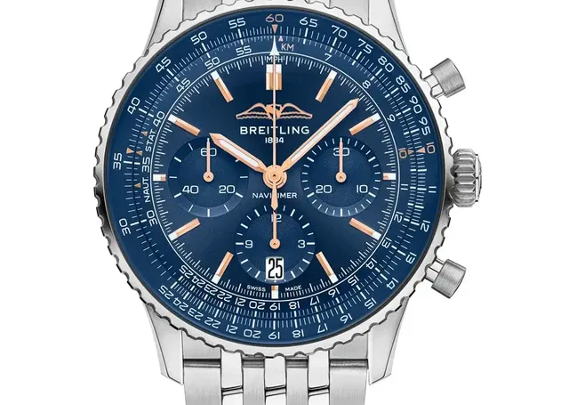 Wempe x Breitling: Navitimer B01 Chronograph 43 Signature Collection mit Edelstahlband