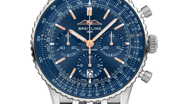 Wempe x Breitling: Navitimer B01 Chronograph 43 Signature Collection mit Edelstahlband