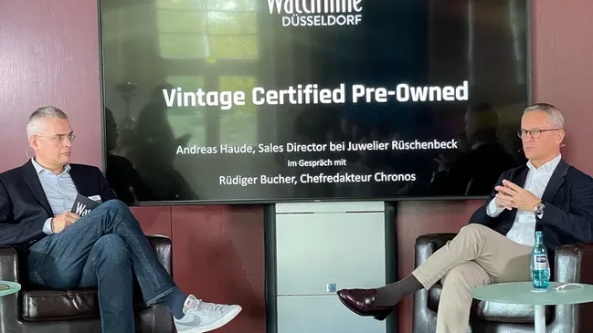 Fireside-Chat Vintage Certified Pre-Owned bei der WatchTime Düsseldorf 2022