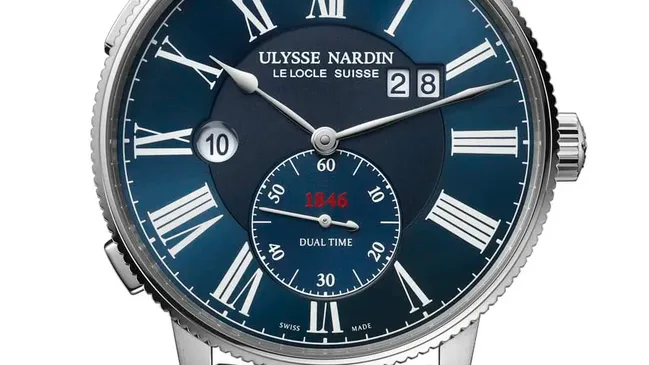 Ulysse Nardin: Marine Torpilleur Dual Time