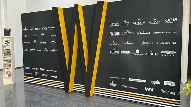 WatchTime Düsseldorf 2022 Fotowand