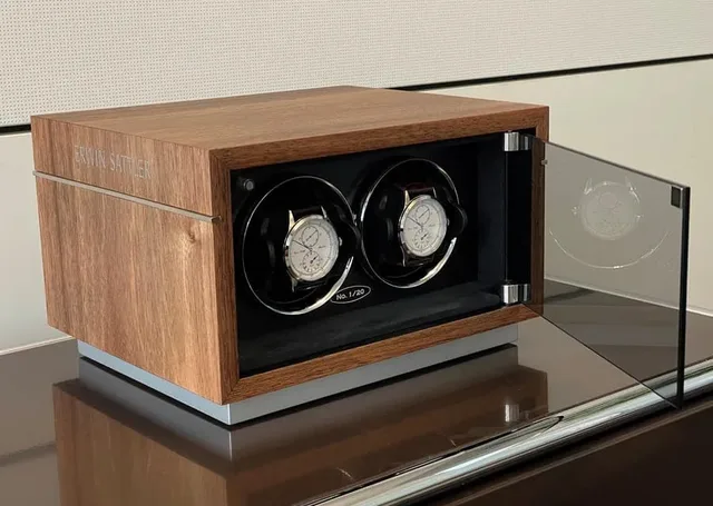 Erwin Sattler X Watchtime Rotalis 2 limited Edition mit offener Frontscheibe