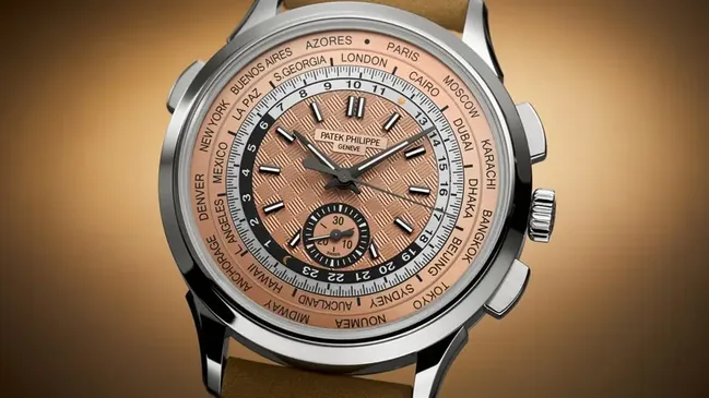 Patek Philippe: 5935A Weltzeituhr Flyback-Chronograph