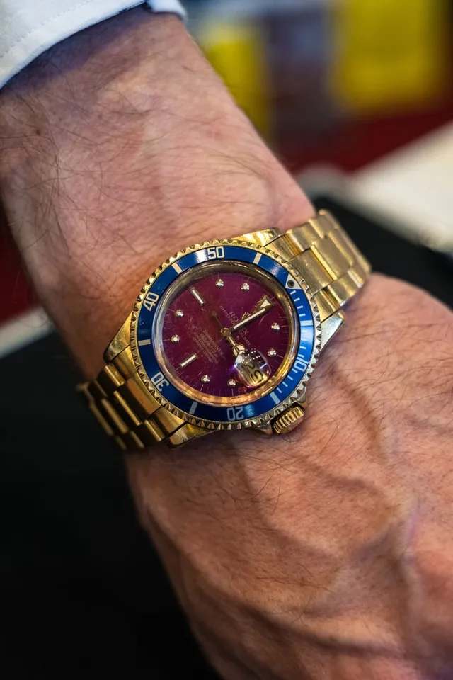 Rolex Submariner mit Tropical Dial, Dorotheum-Auktion Dezember 2022, gesehen auf der WatchTime Düsseldorf 2022
