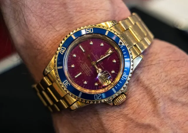Rolex Submariner mit Tropical Dial, Dorotheum-Auktion Dezember 2022, gesehen auf der WatchTime Düsseldorf 2022